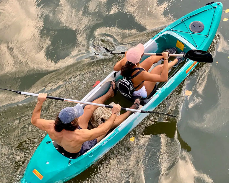 Transparent KAYAK Adventure w/ Champagne